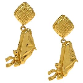 Chanel CC Rhombus Clip-On Metal