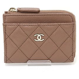 Portamonete con zip Chanel Classic