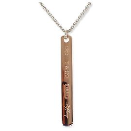 Autre Marque Collana con pendente Tiffany & Co. 925 Metal 1837 Bar Narrow