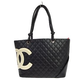 Chanel Cambon in pelle matelassé Large