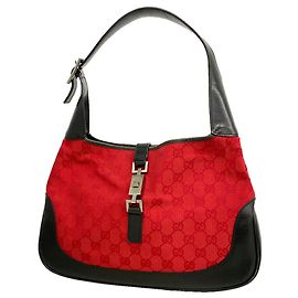 Borsa a tracolla Gucci GG Canvas Jackie
