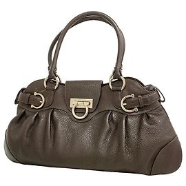 Salvatore Ferragamo Gancini Lederhandtasche