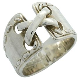 Hermès Anello a Fascia Hermes Silver 925