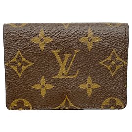 Portacarte Louis Vuitton Brown