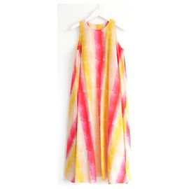 Vestido longo evasê Tie-Dye Christian Dior para menina