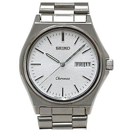 SEIKO Chronos 5H23-7060 Herren Quarz Day-Date Uhr