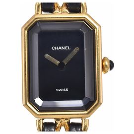 Chanel Premiere Rock Quartz Stainless Steel and Leather 20