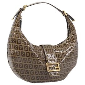 Fendi Zucchino Canvas Mamma Baguette Canvas Medium