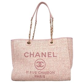 Sac cabas Chanel Deauville en tweed