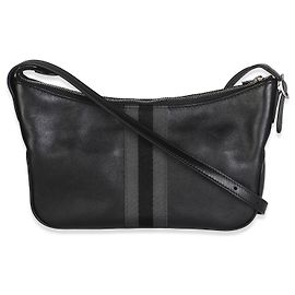 Borsa a tracolla Gucci Lunetta Small in pelle di vitello nera con Web