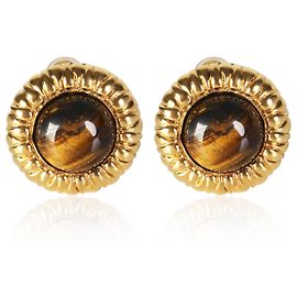 Orecchini Gripoix vintage Chanel placcati oro anni 1990