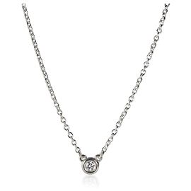 Pendente Tiffany & Co. Elsa Peretti Diamond By The Yard in argento sterling e diamante
