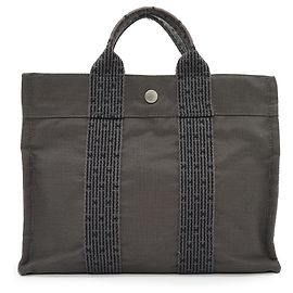 Hermès Herline Tote PM Grey Cloth