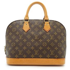 Louis Vuitton Monogram Alma PM Marron Cuir