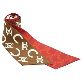 Céline Lavallière in seta twill Heritage Monogram Triomphe C