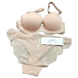 Stella Mc Cartney Stella McCartney Spitzenunterwäsche-Set Nude