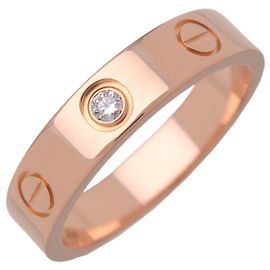 Cartier Love Ehering 1 Diamant 18K Rose Gold mit Diamant