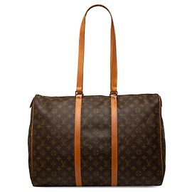 Bolso de viaje Louis Vuitton Monogram Sac Flanerie 50 Marrón