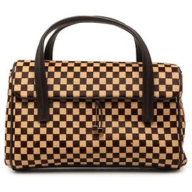 Sac à main Louis Vuitton Damier Sauvage Lionne Marron