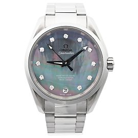 Omega Seamaster Aquaterra 231.10.39.21.57.001 87257832 SS AT Reloj Blue-Shell-Face