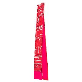 Foulard in seta Bandeau Louis Vuitton Monogram Trunks and Bags Rosa