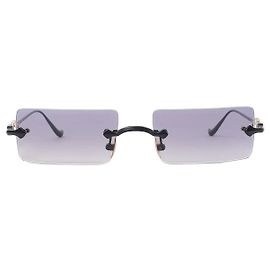 Occhiali da sole Chrome Hearts HELLZ BELLZ placcati oro in Gray