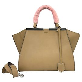 Fendi Trois Jours 2-way Leder-Schultertasche
