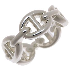 Hermès Hermes #48 Ag925 Chaine d'Ancre Enchainée PM Ring für Damen