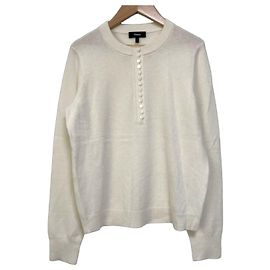 Theory CASHMERE BTN PLKT HENLEY Punto de cashmere