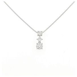 Autre Marque Collar de diamantes Pt900/Pt850