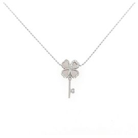 Autre Marque Collana 2 vie Au750 Clover Diamond