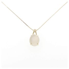 Autre Marque Collana in diamante e pietra di luna Au750