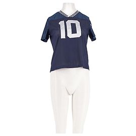 Autre Marque Jersey de futebol americano LIONESS azul marinho número 10