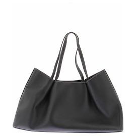 Autre Marque Sac cabas "Dimple" en cuir grainé noir