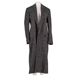 Maison Martin Margiela Abrigo de lana gris