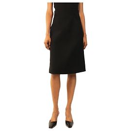 Prada Schwarzer taillierter Midirock - size UK 8