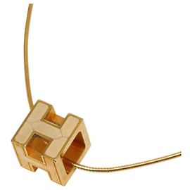 Hermès Colgante para Collar Hermes Cage d'H H-Cube