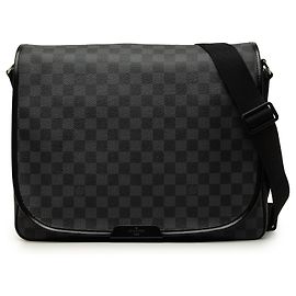 Louis Vuitton Black Damier Graphite Daniel GM