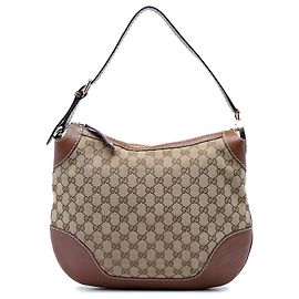 Gucci Charlotte Hobo aus beigem GG Canvas