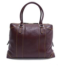 Borsa Tote Fendi B Mix Large in Bordeaux