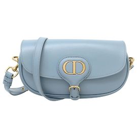 Christian Dior NUOVA BORSA A MANO DIOR BOBBY EAST WEST PELLE BLU BORSA A TRACCOLLA
