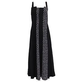 Vestido midi Otto Diane von Furstenberg en algodón negro