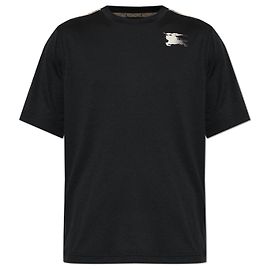 Burberry Austin T-Shirt Schwarz aus Polyester