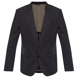 Blazer doppiopetto in lana nera Dolce & Gabbana
