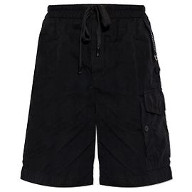 Dolce & Gabbana black cotton cargo shorts