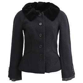 Louis Vuitton 2005 Vintage Jacke aus schwarzer Wolle
