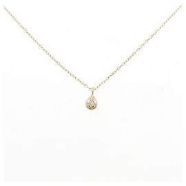 Autre Marque K10 Gelbgold Diamantenhalskette