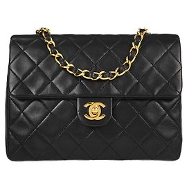 Chanel Vintage Square Classic Flap Quilted Lambskin Small