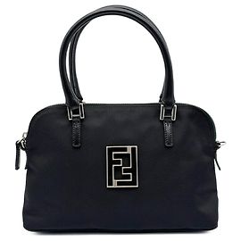 Fendi Shopper-Tasche aus Nylon und Leder