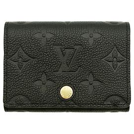 Louis Vuitton Card Case in Noir Magnétique